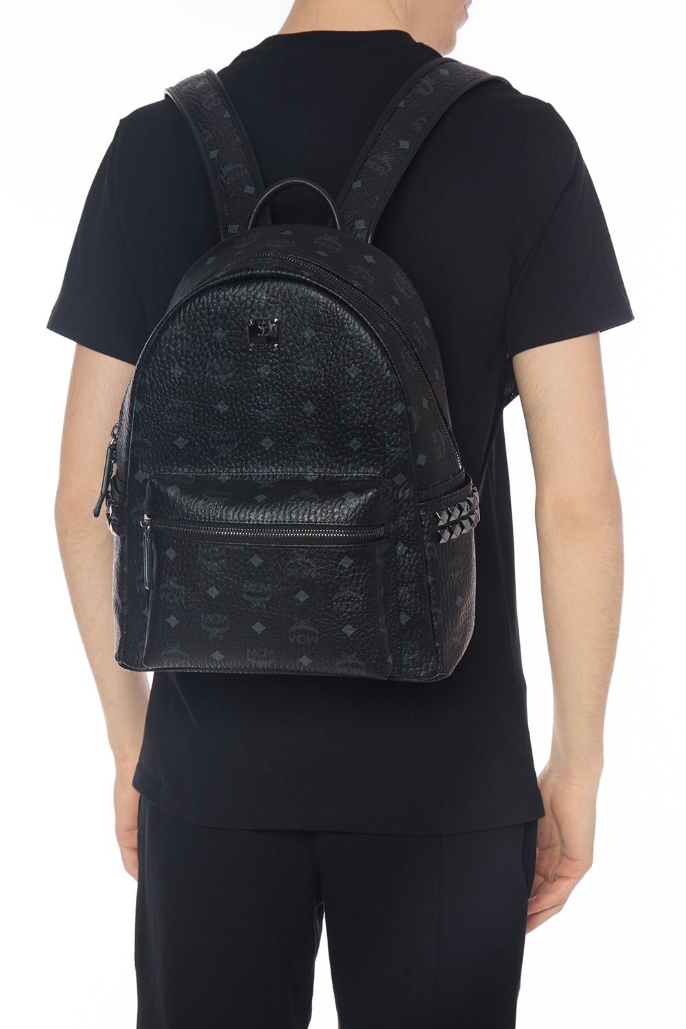 Black 'Stark' backpack with studs MCM - Vitkac Canada